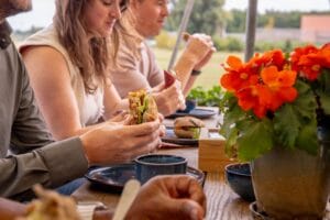 Lunch bij vergaderlocatie Ruimte voor Inzicht in Oisterwijk