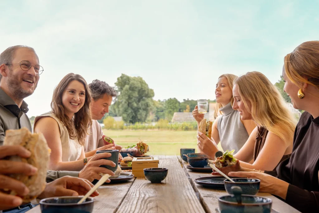 Lunch bij vergaderlocatie Ruimte voor Inzicht in Oisterwijk